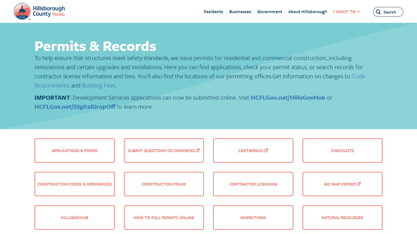 Hillsborough County - Permits & Records
